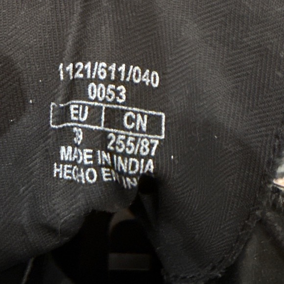 ZARA Black Leather Studded Combat Boots‎ Chunky Lug Sole Women Size 39 EU - Picture 4 of 9